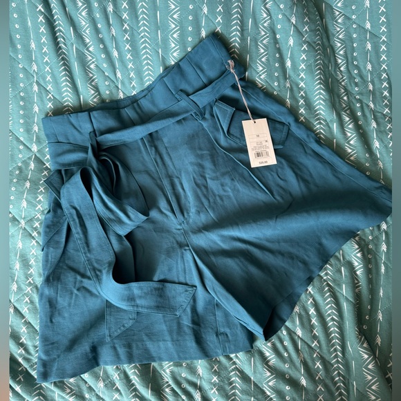 (2) A New Day Paperbag High Waist Shorts - Picture 3 of 4